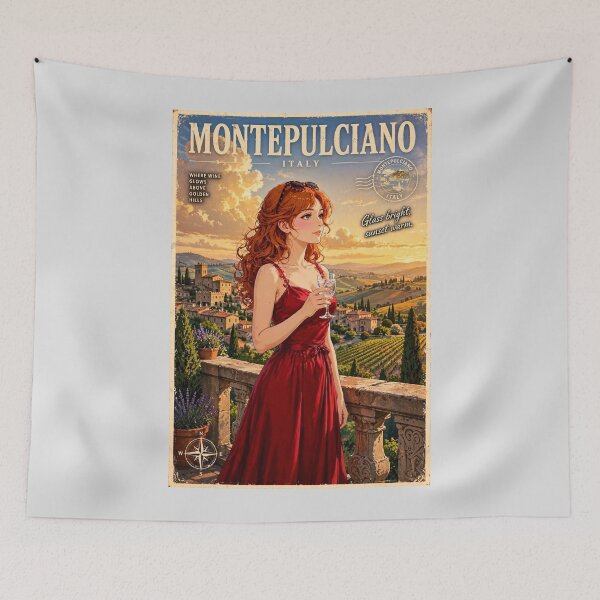 Item preview, Italy — Montepulciano — A Golden Evening in Tuscany designed and sold by DibujandoPorfa.