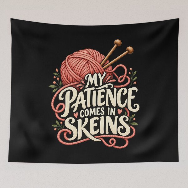 Item preview, Knitting - My Patience Comes in Skeins designed and sold by Good Mood Foundry.