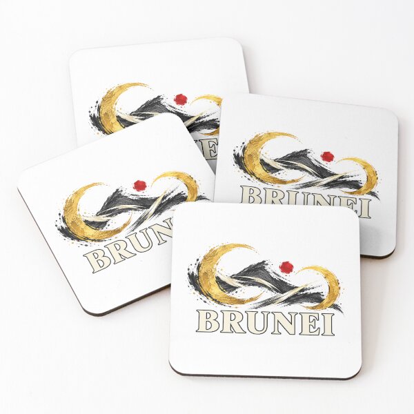 Item preview, Brunei Ink And Foil Crossing designed and sold by aihrgdesign.