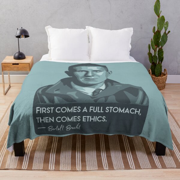 Item preview, Bertolt Brecht Portrait and Quote designed and sold by Unhinged Heather.