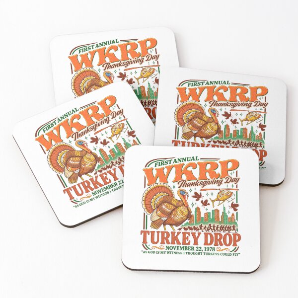 Item preview, Funny Thanksgiving Day WKRP Turkey Drop designed and sold by ciaro-media.