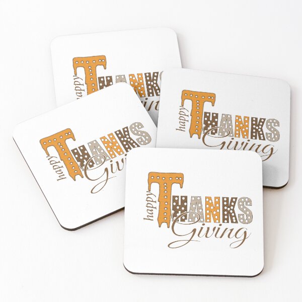 Item preview, Happy Thanksgiving Polka Dot Typography Design, Cute Fall Autumn Harvest Vector Art for POD Apparel, T-Shirts and Holiday Merch designed and sold by Carftora786.