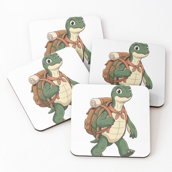 Item preview, Turtle Explorer Outdoor Adventure Illustration designed and sold by PinkyDona.