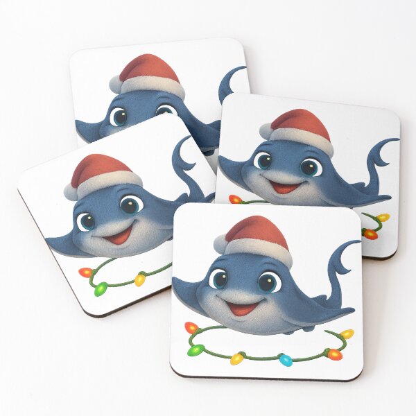 Item preview, Joyful Stingray Christmas designed and sold by Sillytoe.