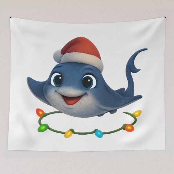 Item preview, Joyful Stingray Christmas designed and sold by Sillytoe.