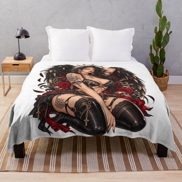 Item preview, Fallen Angel – Sexy fallen angel in Gothic manga style designed and sold by Sascha-Heiko.