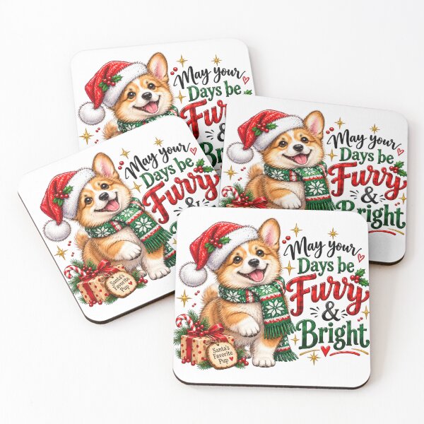Item preview, May Your Days Be Furry & Bright | Welsh Corgi designed and sold by chicdeboutique.