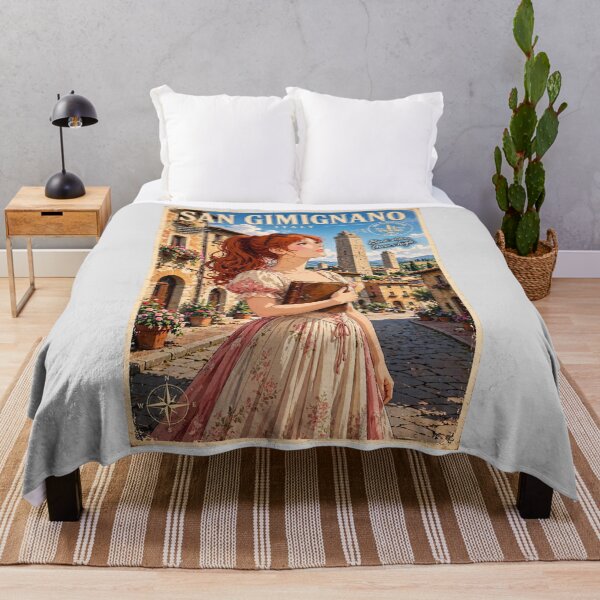 Item preview, Italy — San Gimignano — Beneath the Medieval Towers designed and sold by DibujandoPorfa.