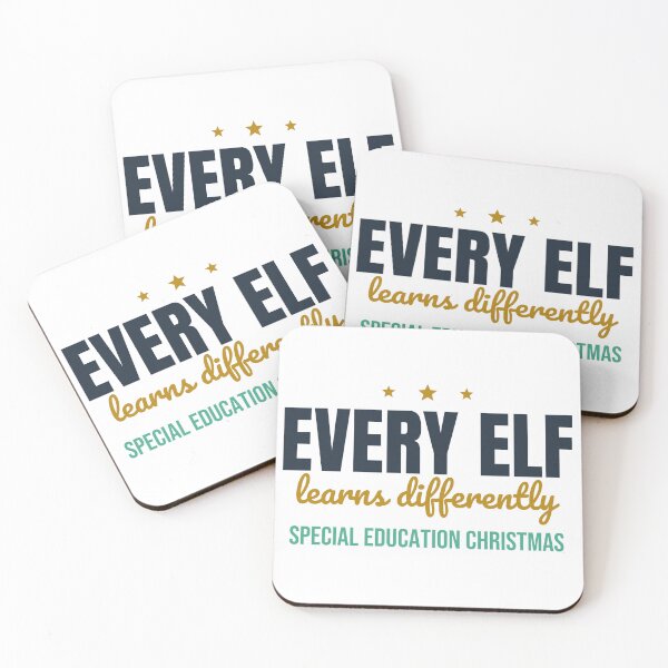 Item preview, Special Education Christmas Every Elf Learns Differently designed and sold by harshu77.