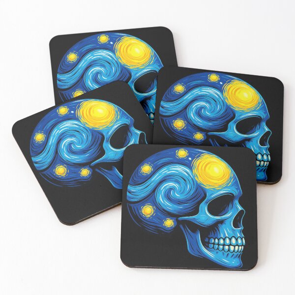 Item preview, Starry Night Skull designed and sold by April Long Designs.