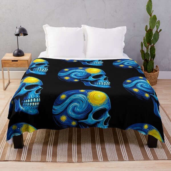 Item preview, Starry Night Skull designed and sold by April Long Designs.