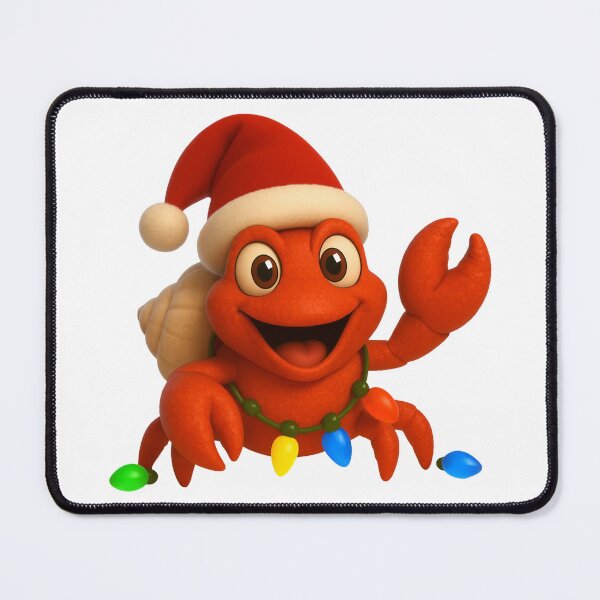 Item preview, Jolly Strawberry Hermit Crab Christmas designed and sold by Sillytoe.