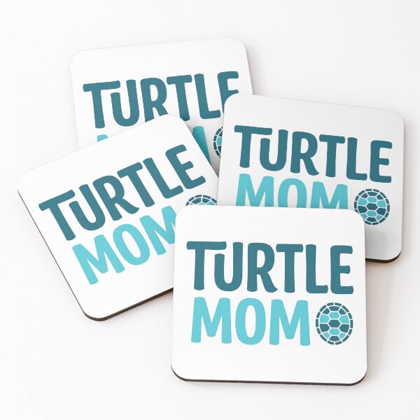 Item preview, Turtle Mom Ocean Teal Typography Design designed and sold by PinkyDona.