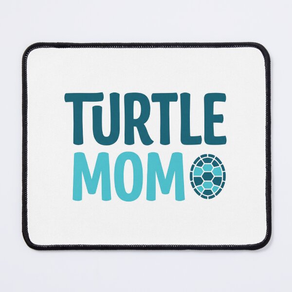 Item preview, Turtle Mom Ocean Teal Typography Design designed and sold by PinkyDona.