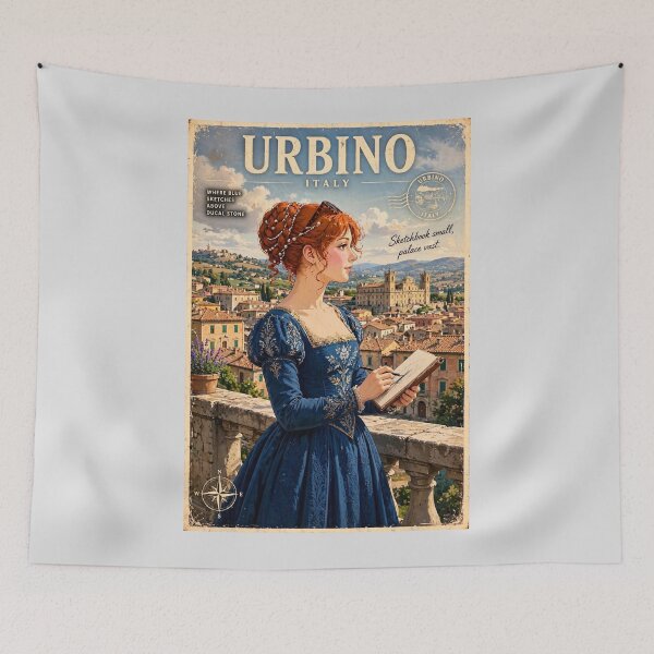Item preview, Italy — Urbino — Sketching the Renaissance Skyline designed and sold by DibujandoPorfa.