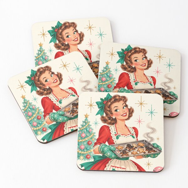 Item preview, Retro Christmas Cookie Baker – Vintage Holiday Kitchen designed and sold by MetaModel Editions.