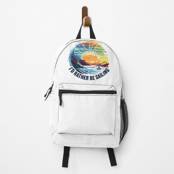 Item preview, I'd Rather Be Sailing (with Blue Lettering) designed and sold by VelvetRoom.