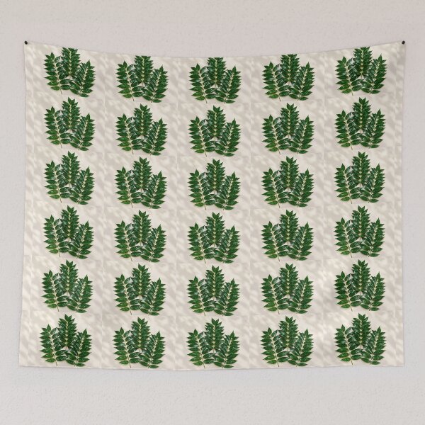Item preview, Ukraine Emerald Green Leaves Acrylic Painting Minimalist Branch Canvas designed and sold by Каленчук Арт.