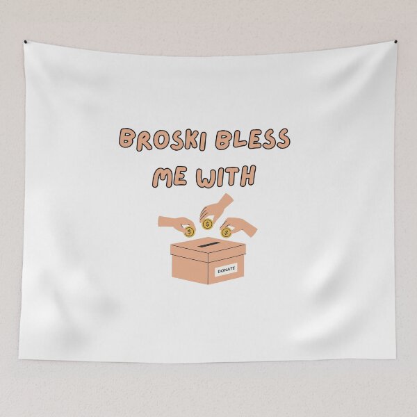 Item preview, Broski Bless Me With - Funny Money Request designed and sold by CraftyUniverse.