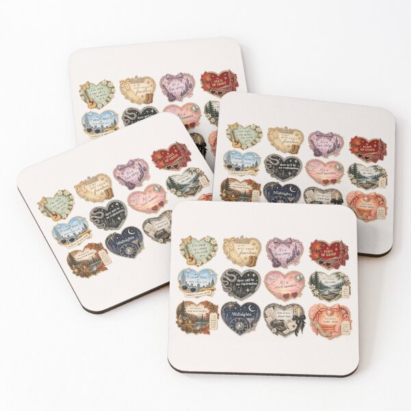 Item preview, 12 Album Era Heart Emblem Collection designed and sold by taylorvinyls.