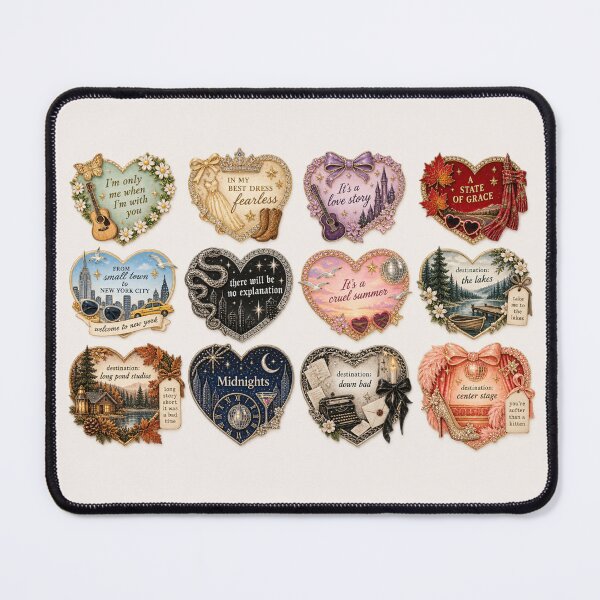 Item preview, 12 Album Era Heart Emblem Collection designed and sold by taylorvinyls.