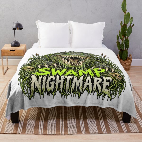 Item preview, Swamp Nightmare Crocodile Monster – Creepy Horror Creature Design designed and sold by Atlant11.