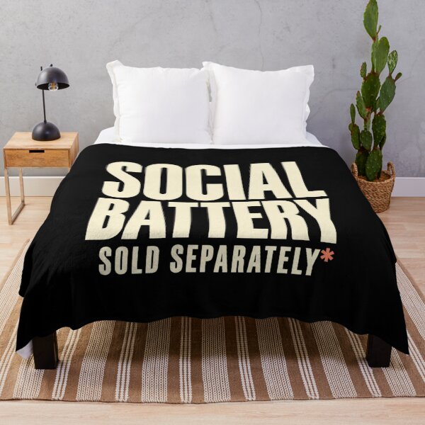 Item preview, Introvert - Social Battery Sold Separately designed and sold by Good Mood Foundry.