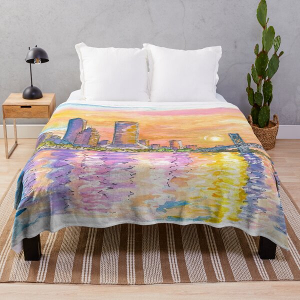 Item preview, Jacksonville Sunset Reflections Across the St Johns River designed and sold by artshop77.