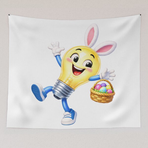 Item preview, Joyful Light Bulb Easter designed and sold by Sillytoe.
