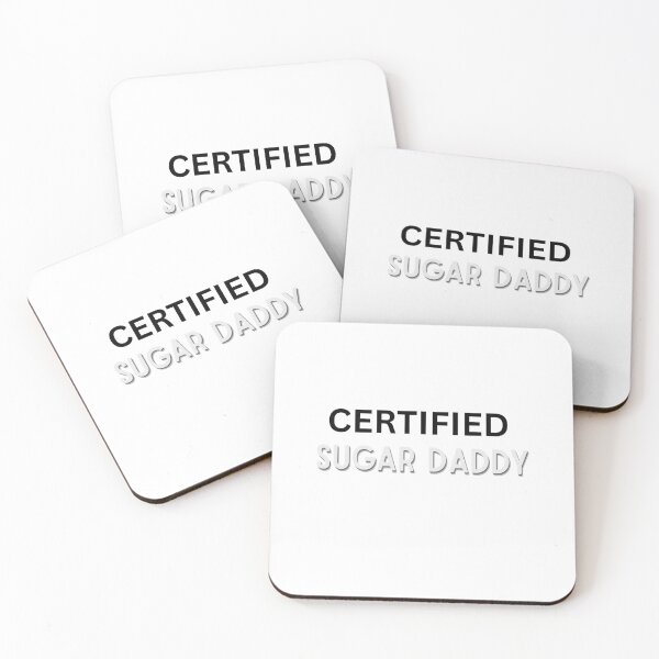 Item preview, Certified Sugar Daddy - Cheeky Dating Humor designed and sold by CraftyUniverse.