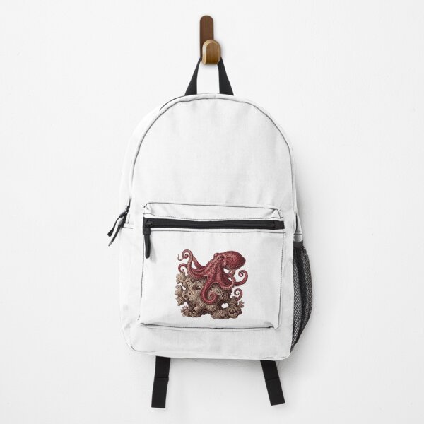Item preview, Stipple Octopus on a Coral Reef designed and sold by DariaDoodleArt.