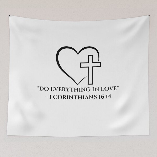 Item preview, 1 Corinthians 16:14 - Do Everything in Love designed and sold by CraftyUniverse.