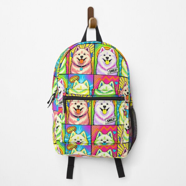 Item preview, Four Shades of Samoyed – Colorful Smiling Dog Pop Art designed and sold by TheresaNicole.