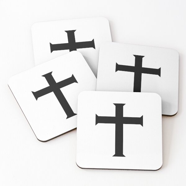 Item preview, Minimalist Black Christian Cross - Faith Symbol designed and sold by CraftyUniverse.