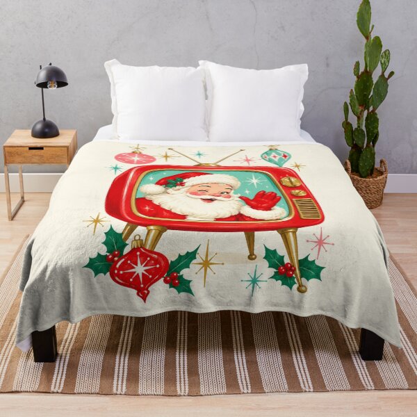Item preview, Santa's Retro Christmas Broadcast – Vintage Television designed and sold by MetaModel Editions.