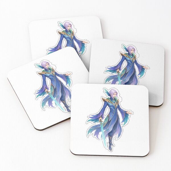Item preview, Ling Cyan Finch Watercolor Mobile Legends Fan Art designed and sold by Moonlit Tower Art.