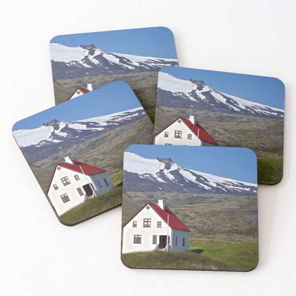Item preview, Icelandic Scenic Mountain Nature / Home in Arnarstapi designed and sold by Camera In Hand by Joel.