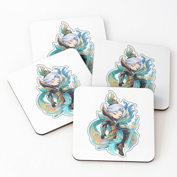 Item preview, Ling Serene Plume Chibi Mobile Legends Fan Art designed and sold by Moonlit Tower Art.