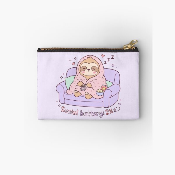 Item preview, Sleepy Sloth Wrapped in Blanket on Couch designed and sold by JC Art Creations.