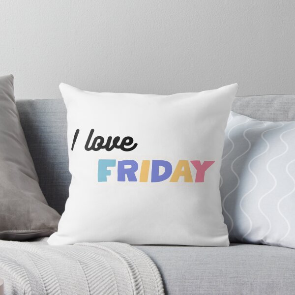 Item preview, I Love Friday - Pastel Weekend Quote designed and sold by CraftyUniverse.