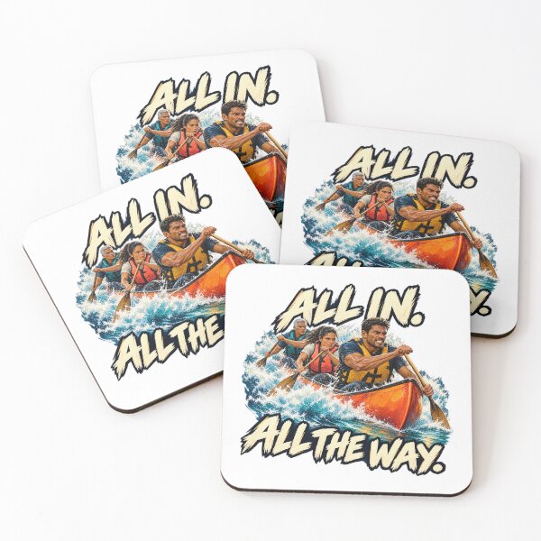 Item preview, All In. All the Way. - Whitewater Teamwork designed and sold by AmericanExtremist.