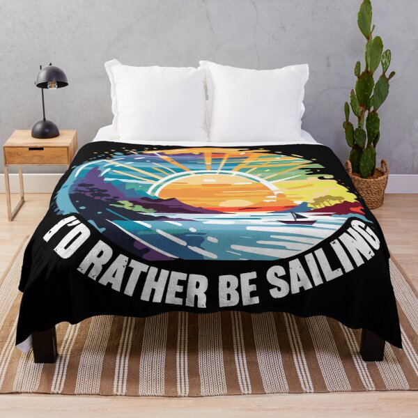 Item preview, I'd Rather Be Sailing (with White Lettering) designed and sold by VelvetRoom.