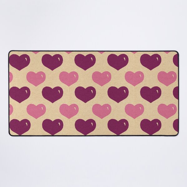 Item preview, Retro Purple Pink Valentines Day Romantic Hearts designed and sold by Chatula Print Studio.