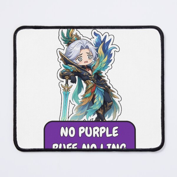 Aperçu de l'œuvre Ling sans buff violet, pas de Ling Plume sereine, mème de fan art de Mobile Legends créée et vendue par Moonlit Tower Art.