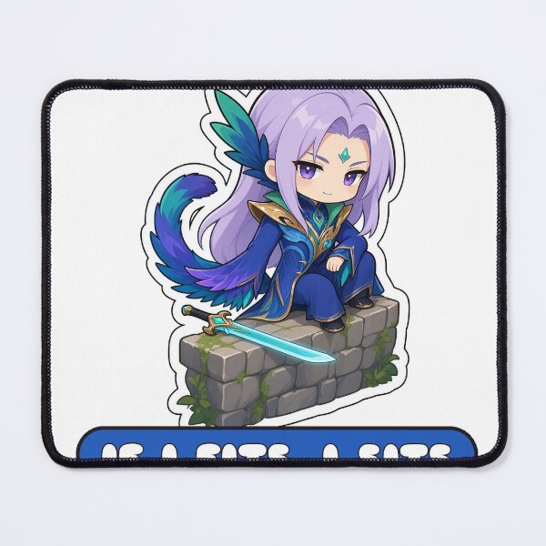 Aperçu de l'œuvre Ling Si je rentre, je m'assieds Cyan Finch Meme Mobile Legends Fan Art créée et vendue par Moonlit Tower Art.