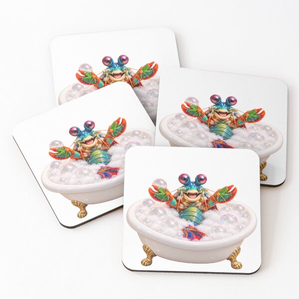 Item preview, Playful Mantis Shrimp Bathtub designed and sold by Sillytoe.