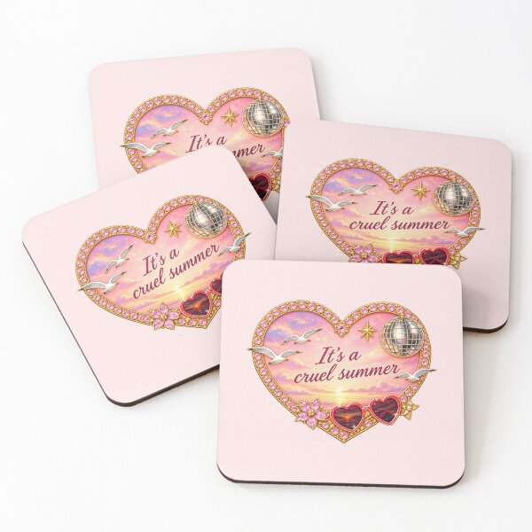 Item preview, cruel summer bedazzled heart patch designed and sold by taylorvinyls.