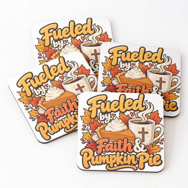 Item preview, Fueled by Faith & Pumpkin Pie designed and sold by Tsugraf Designs.