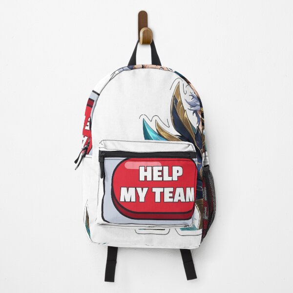 Item preview, Ling Two Buttons Help My Team Or Stay On The Wall Serene Plume Meme Mobile Legends Fan Art designed and sold by Moonlit Tower Art.