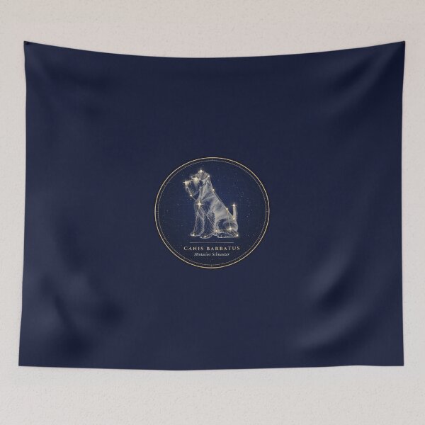 Item preview, Miniature Schnauzer Constellation – Celestial Dog Art designed and sold by Celestial Atlas of Dogs.